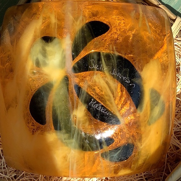 Sea Turtle glass plate - Picture 3 of 4